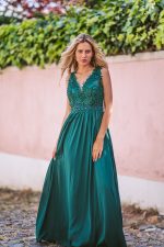 Vestido Leticia Verde Escuro - Image 4