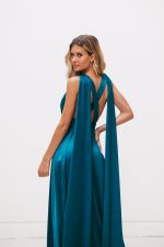 Vestido Maguie Azul Petróleo - Image 11