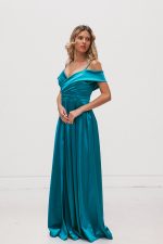 Vestido Molly Azul Petróleo