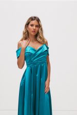 Vestido Molly Azul Petróleo - Image 2