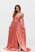 Vestido Leslie Coral - Image 4