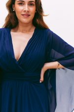 Vestido Marthe Azul Escuro Plus - Image 5