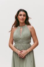 Vestido Tueris Verde Oliva - Image 3