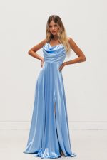 Vestido Demi Azul Claro