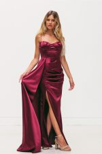 Vestido Jade Bordô