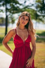 Vestido Xanti Bordô - Image 3