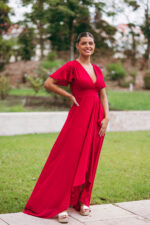 Vestido Gaya Bordô - Image 2