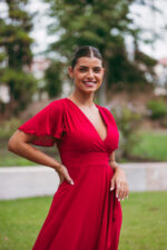 Vestido Gaya Bordô - Image 3