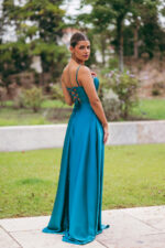 Vestido Emma Azul Petróleo - Image 5