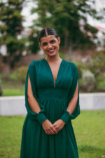 Vestido Agni Verde Escuro Plus