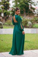 Vestido Agni Verde Escuro - Image 3