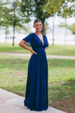 Vestido Rânia Azul Escuro Plus - Image 2