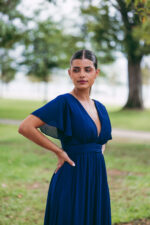 Vestido Rânia Azul Escuro Plus - Image 4
