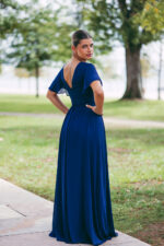 Vestido Rânia Azul Escuro - Image 2