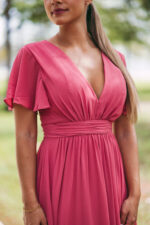 Vestido Rânia Rosa Escuro - Image 2