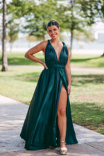 Vestido Vanuza Verde Escuro - Image 2