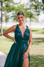 Vestido Vanuza Verde Escuro - Image 3