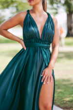 Vestido Vanuza Verde Escuro