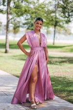 Vestido Vanuza Rosa Velho - Image 3