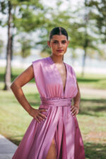 Vestido Vanuza Rosa Velho - Image 2