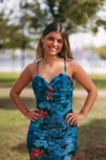 Vestido Charlie Azul Petróleo - Image 3