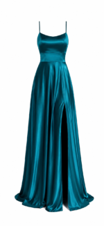 Vestido Roxane Azul Petróleo