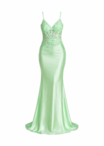 Vestido Benedicte Verde Água